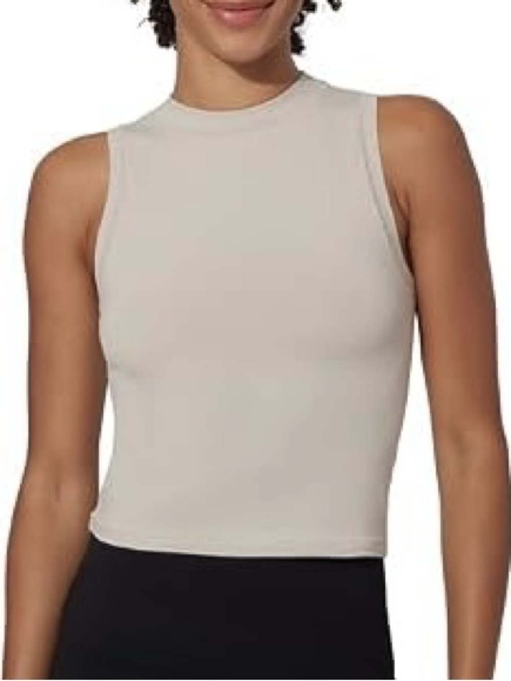 YOGALICIOUS Sleeveless Crewneck Tank Top